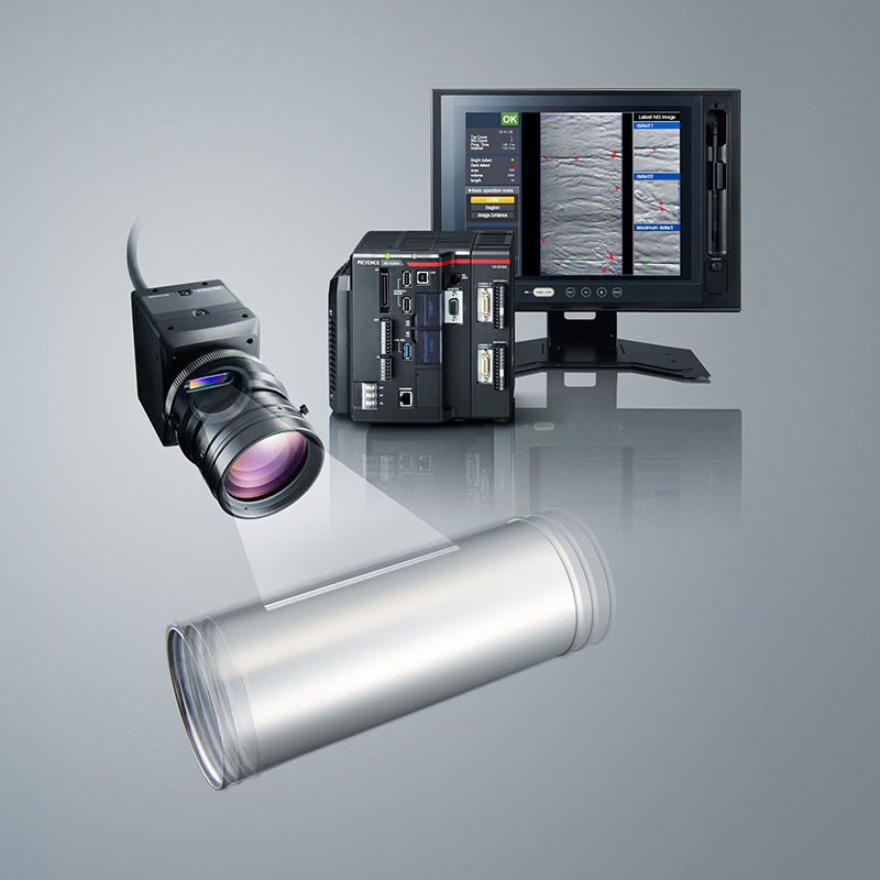 Keyence Line Scan Camera - Visual Checking Image