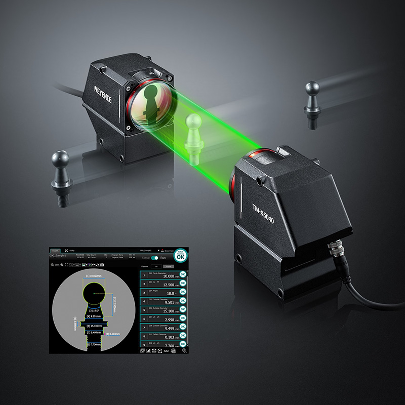 Keyence Telecentric Measurement System Image